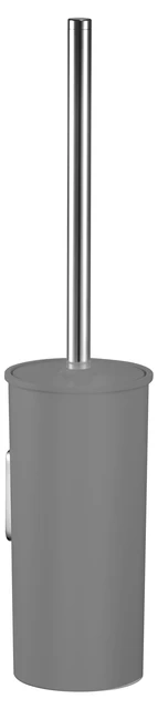 KEUCO COLLECTION MOLL Toilettenbürstengarnitur aus Kunststoff mit Deckel verchromt/anthrazit KEUCO COLLECTION MOLL Toilettenbürstengarnitur aus Kunststoff mit Deckel verchromt/anthrazit