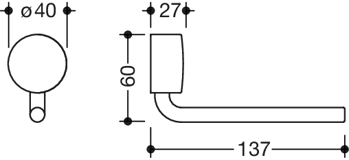 HEWI Reservetoilettenpapierhalter „System 815“ 4 × 13,3 × 6 cm HEWI Reservetoilettenpapierhalter „System 815“ 4 × 13,3 × 6 cm