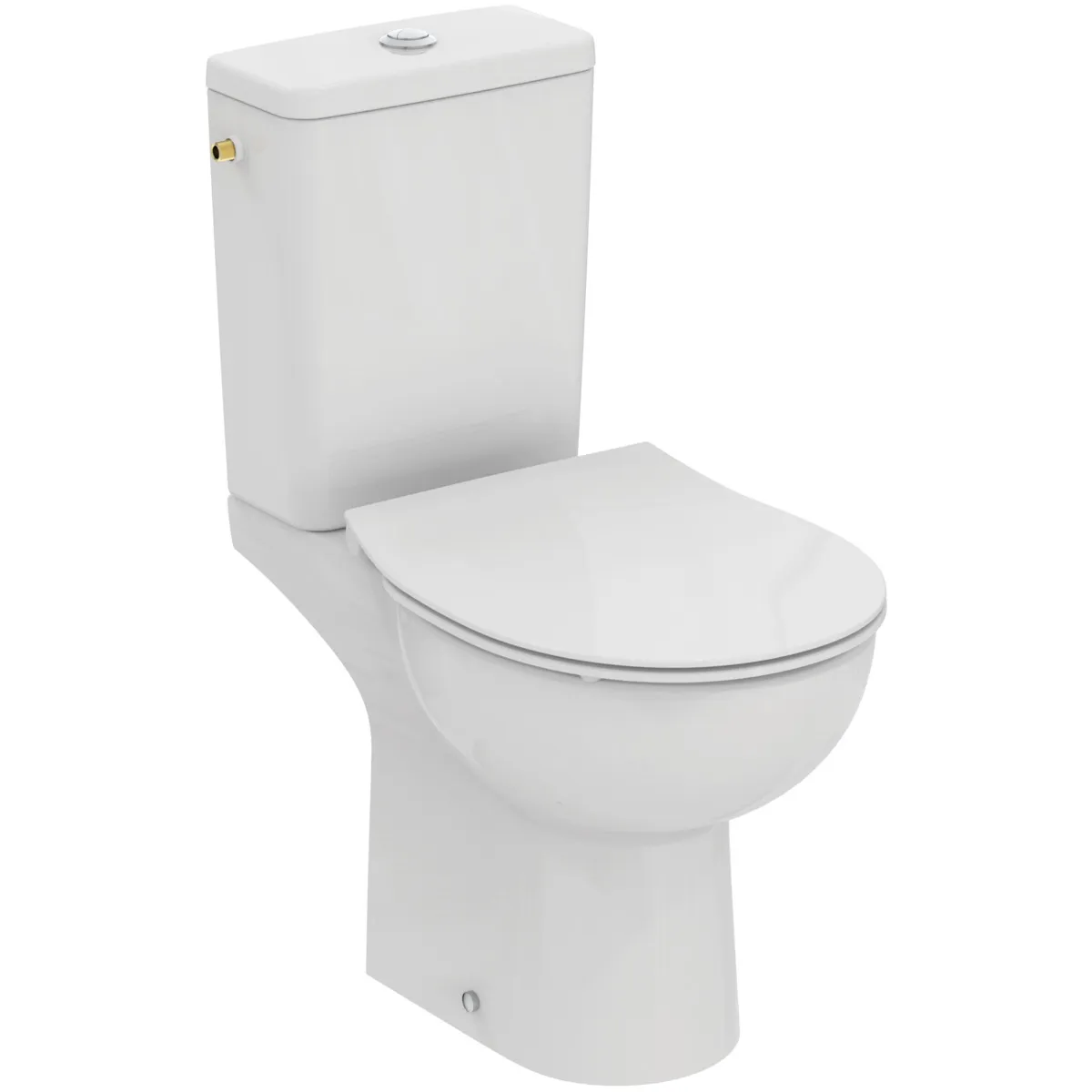 WC-Paket Eurovit mit Standtiefspül-WC Spülkasten Zulauf oben und WC-Sitz Weiß WC-Paket Eurovit mit Standtiefspül-WC Spülkasten Zulauf oben und WC-Sitz Weiß