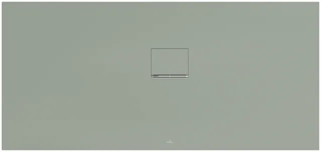 Villeroy & Boch rechteck Duschwanne „Squaro Infinity“ Eck-Einbau rechts gegen Wand 170 × 80 cm in Morning Green