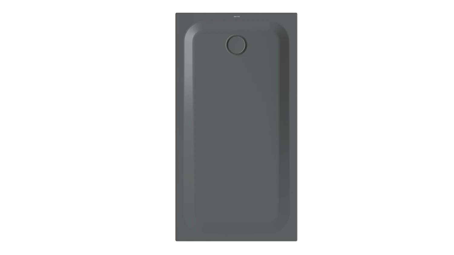 Bette rechteck Duschwanne „BetteUltra“ 1500 × 800 mm mit BetteAntirutsch Pro, ohne Oberflächenveredelung, ohne Wannenträger, in Raven