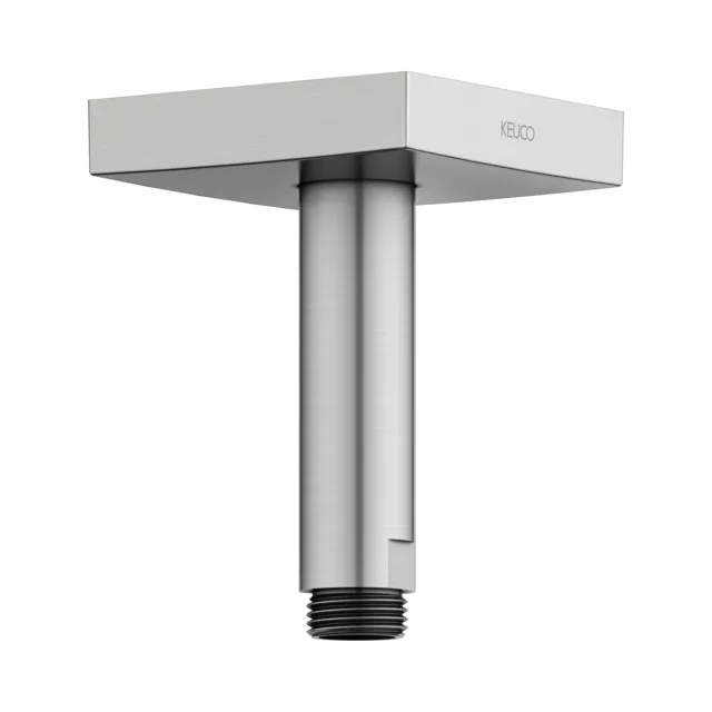 KEUCO Brausearm Deckenmontage eckig 100 mm Edelstahl-finish