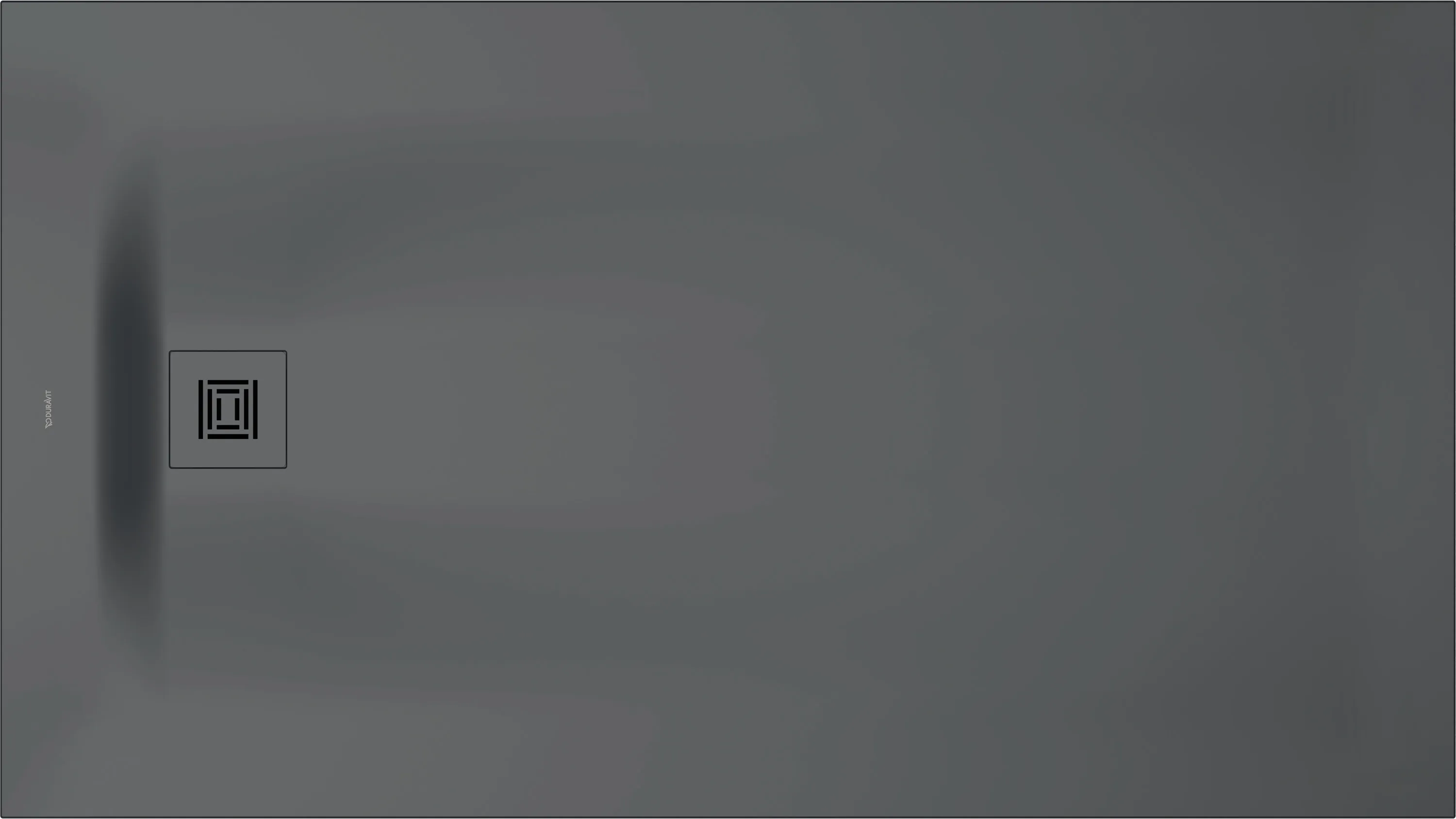 Duravit rechteck Duschwanne „Sustano“ 160 × 90 cm ohne Antislip, ohne Oberflächenveredelung, in Dunkelgrau Matt Duravit rechteck Duschwanne „Sustano“ 160 × 90 cm ohne Antislip, ohne Oberflächenveredelung, in Dunkelgrau Matt