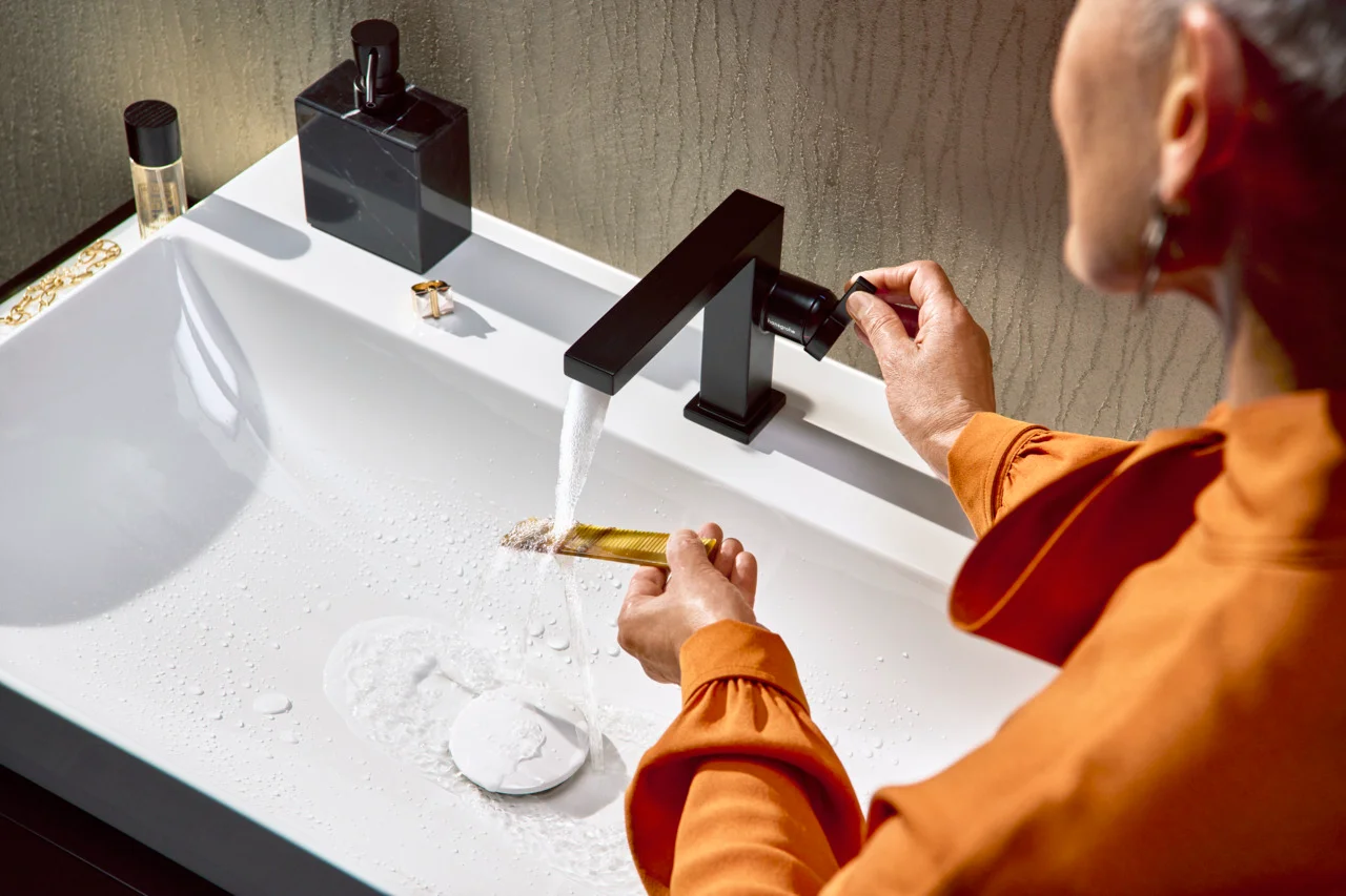 Hansgrohe Xelu Q Waschtisch, weiß, 800x480 mm, wandhängend, mit Hahnloch, ohne Überlauf, SmartClean Glasur