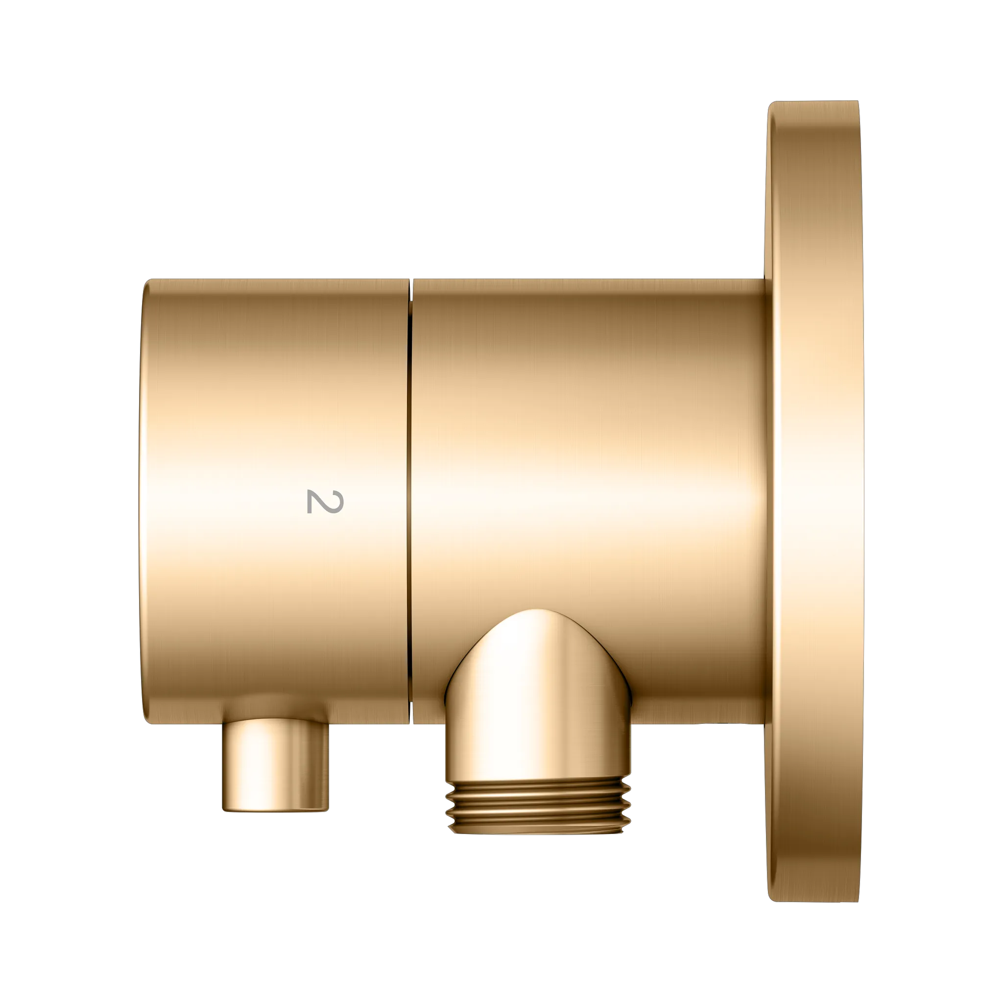 IXMO 2-Wege Ab- u. Umstellventil UP IXMO Comfort, rund Messing gebürstet IXMO 2-Wege Ab- u. Umstellventil UP IXMO Comfort, rund Messing gebürstet
