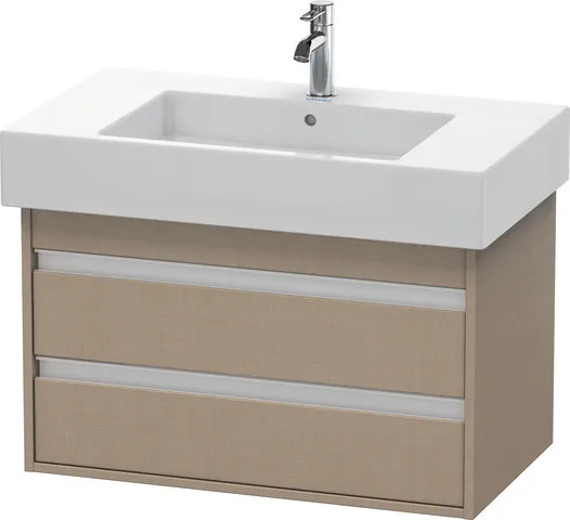 Duravit Waschtischunterschrank wandhängend „Ketho“ 80 × 48 × 45,5 cm Leinen Duravit Waschtischunterschrank wandhängend „Ketho“ 80 × 48 × 45,5 cm Leinen