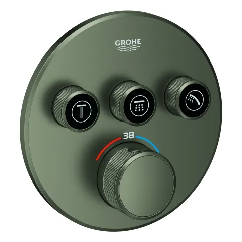 Grohe Unterputz-Thermostat Grohtherm SmartControl 3 Ventile in satin graphite