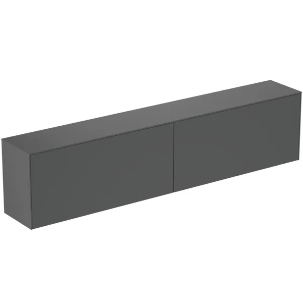 Ideal Standard Waschtischunterschrank Conca, 2 Auszüge, Anthrazit