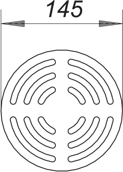 Rost VER, d: 145 mm Rost VER, d: 145 mm