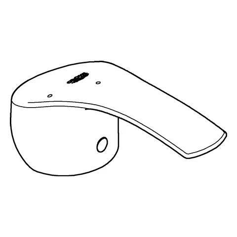 Hebel 46902, Metall, für Eurosmart Einhand-Waschtisch- und Spültischbatterie, für 35 mm Kartusche mit Energie-Spar-Funktion durch Mittelstellung kalt, chrom Hebel 46902, Metall, für Eurosmart Einhand-Waschtisch- und Spültischbatterie, für 35 mm Kartusche mit Energie-Spar-Funktion durch Mittelstellung kalt, chrom