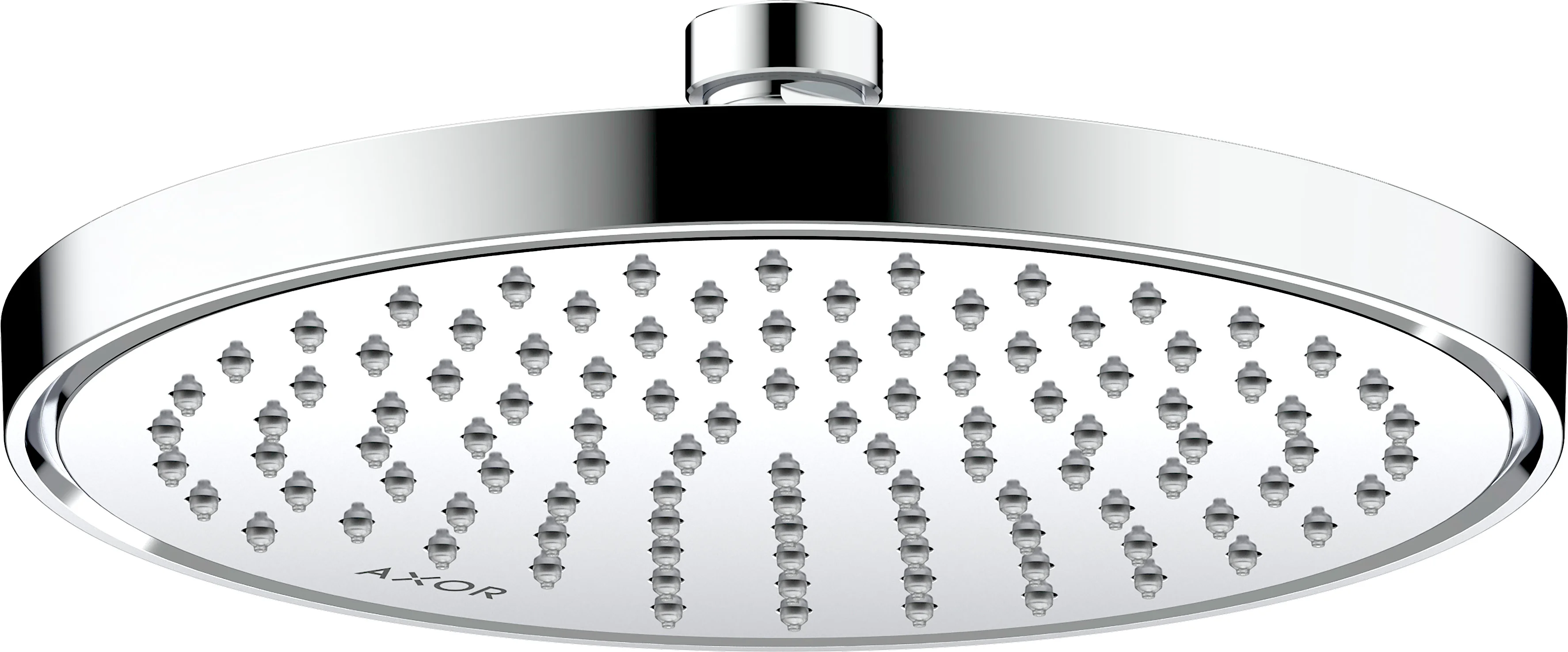 Hansgrohe AXOR ShowerSolutions Kopfbrause 220 1jet, Chrom, 220 mm, verstellbarer Winkel, abnehmbar zur Reinigung, G 1/2 Anschluss