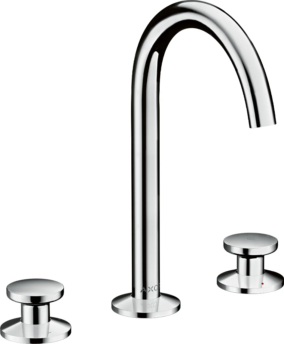 Hansgrohe AXOR One 3-Loch Waschtischarmatur Select 170 Chrom, Ausladung 140 mm, Auslaufhöhe 169 mm