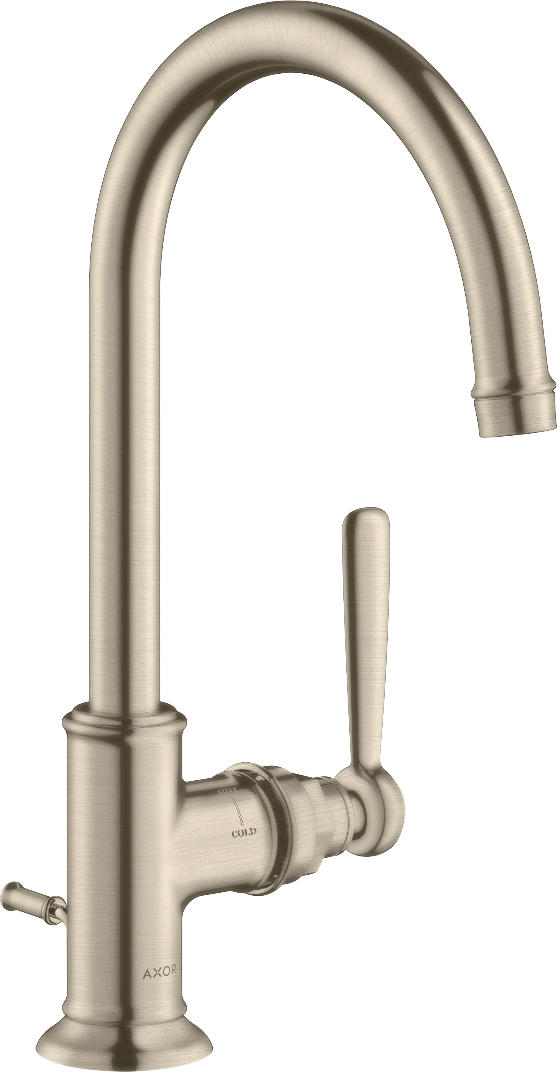 Hansgrohe AXOR Montreux Einhebel-Waschtischmischer Chrom, Ausladung 175 mm, Auslaufhöhe 209 mm, Hebelgriff, Laminarstrahl, max. Durchfluss 5 l/min
