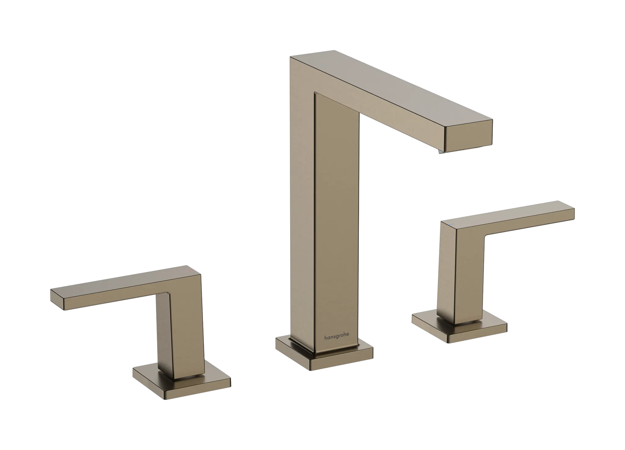 Hansgrohe Tecturis E 3-Loch Waschtischarmatur 150 EcoSmart+ mit Push-Open Ablaufgarnitur Brushed Bronze Hansgrohe Tecturis E 3-Loch Waschtischarmatur 150 EcoSmart+ mit Push-Open Ablaufgarnitur Brushed Bronze