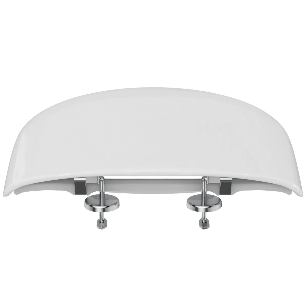 Ideal Standard WC-Sitz Tizio, weiß (Alpin), Wrapover, Duroplast, 405 x 470 x 65 mm
