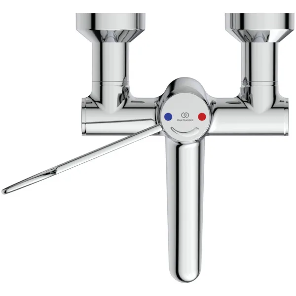 Wand-Waschtisch-Thermostat Ceraplus Safe SQ Ausladung 150mm absp.S-Anschlüsse Chrom Wand-Waschtisch-Thermostat Ceraplus Safe SQ Ausladung 150mm absp.S-Anschlüsse Chrom