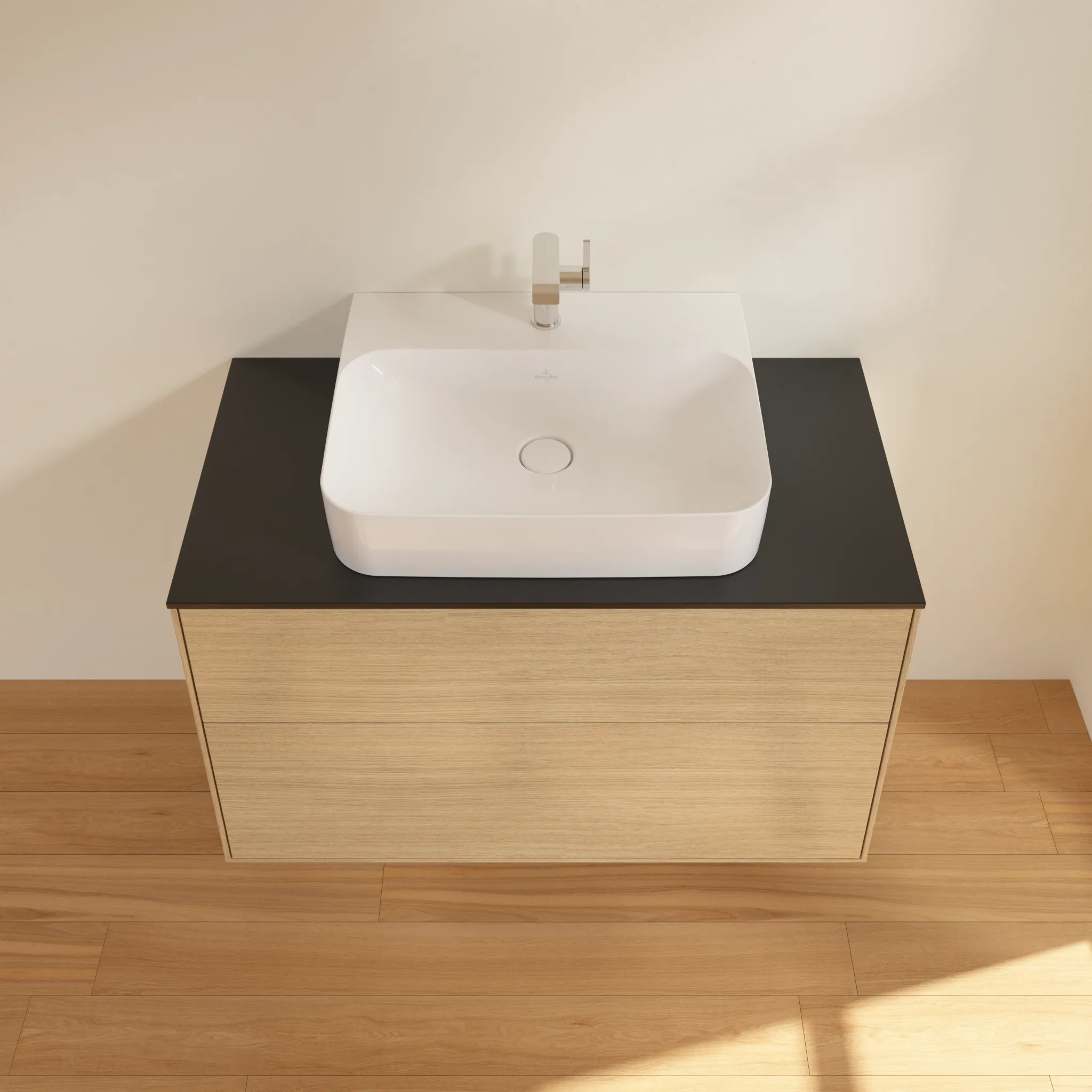 Villeroy & Boch Finion F10 Waschbeckenunterschrank, 1000x603x501mm, Eckig, Wandhängend