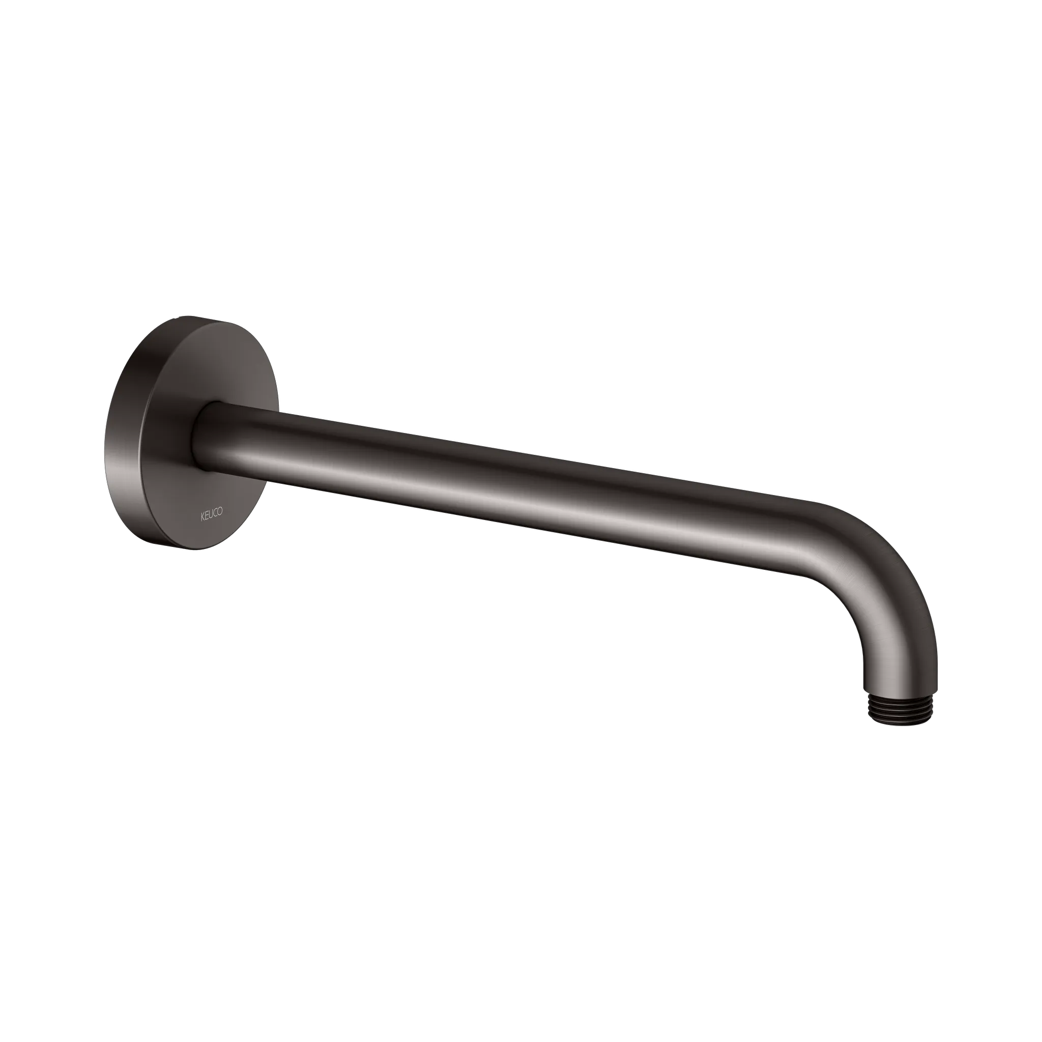Brausen und Brausezubehör Brausearm Wandanschluss 300 mm Titanschwarz gebürstet Brausen und Brausezubehör Brausearm Wandanschluss 300 mm Titanschwarz gebürstet