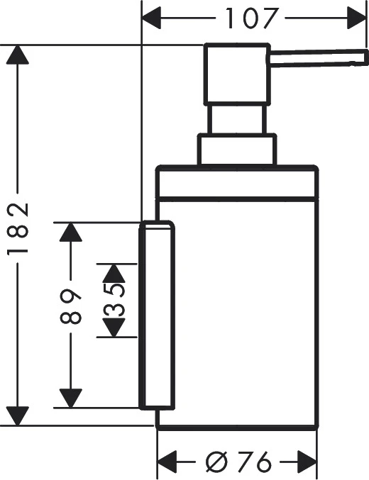 Lotionspender Axor Universal Circular chrom