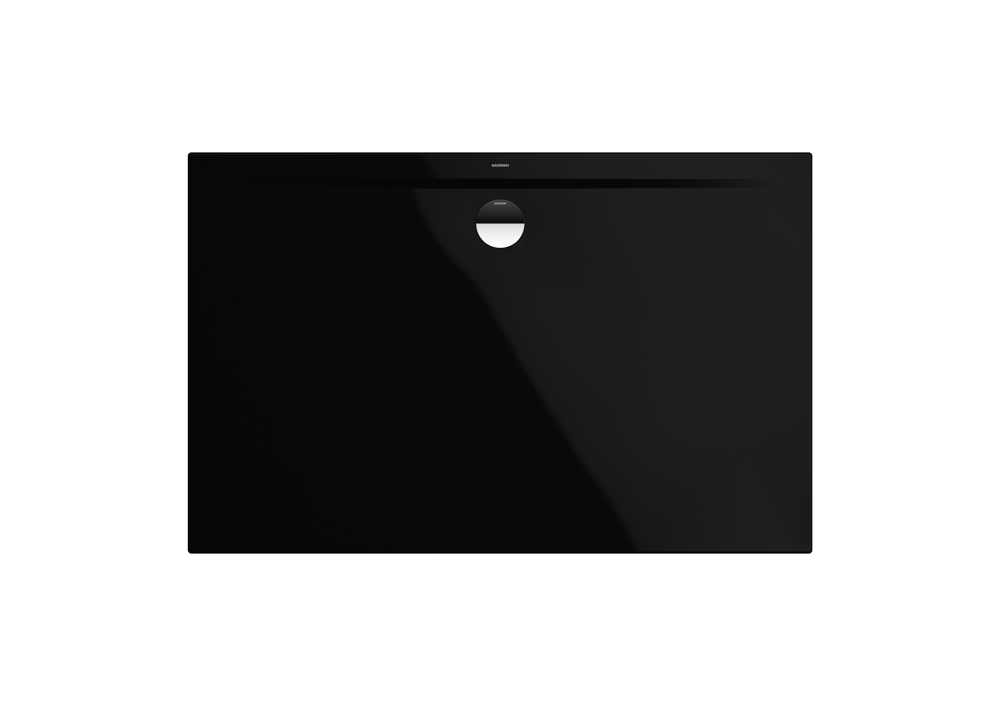 Kaldewei rechteck Duschwanne „Superplan Zero“ 100 × 180 cm in schwarz