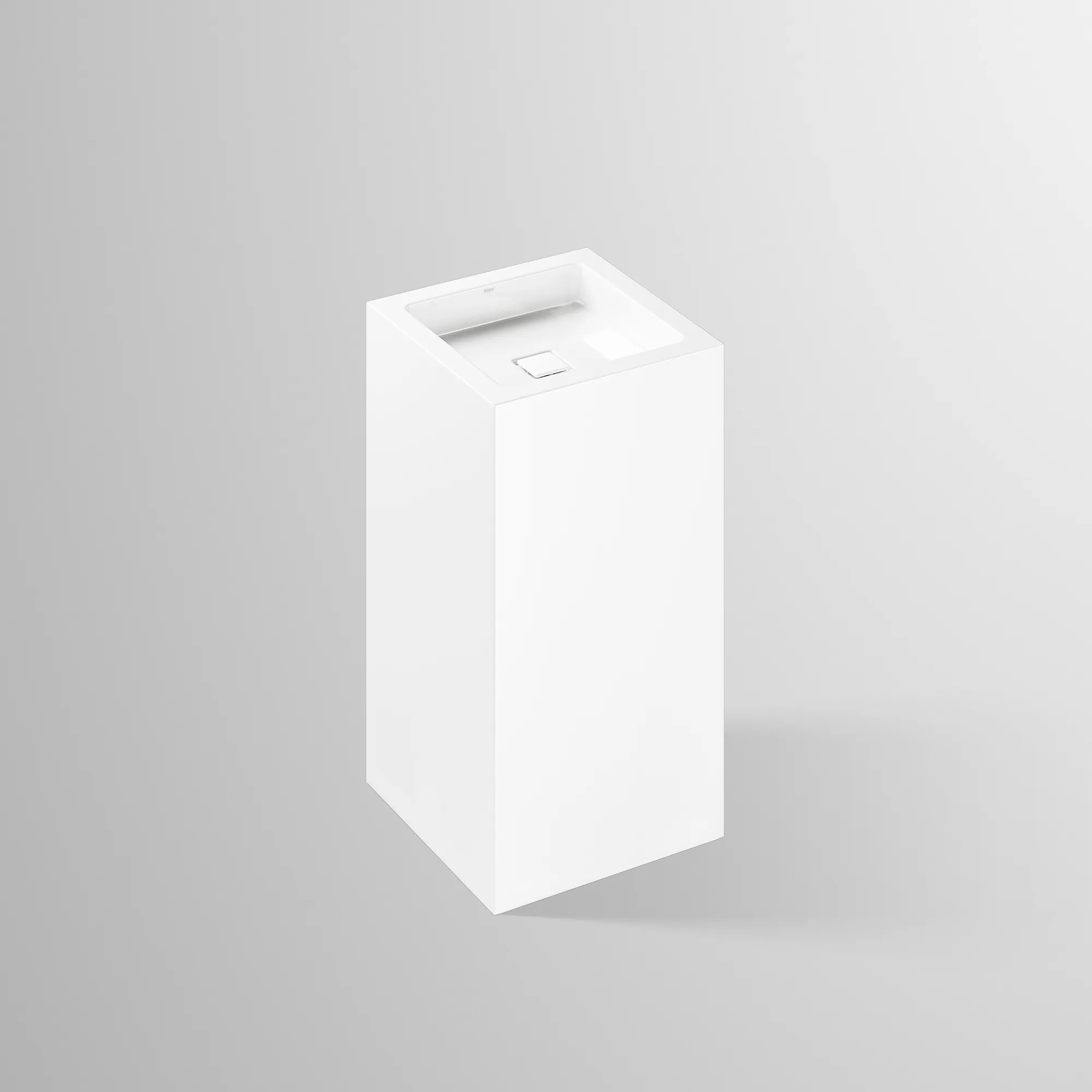 Waschbecken „Q-Serie“ 455 × 507 × 900 mm, mittig mit ProShield Waschbecken „Q-Serie“ 455 × 507 × 900 mm, mittig mit ProShield