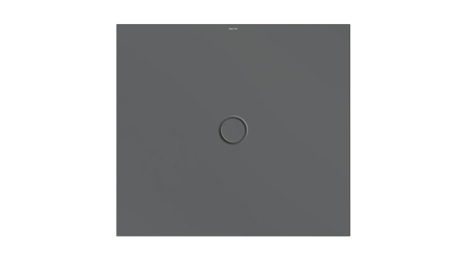 Bette rechteck Duschwanne „BetteFloor“ 1100 × 1000 mm mit BetteAntirutsch Pro, ohne Oberflächenveredelung, ohne Wannenträger, in Raven