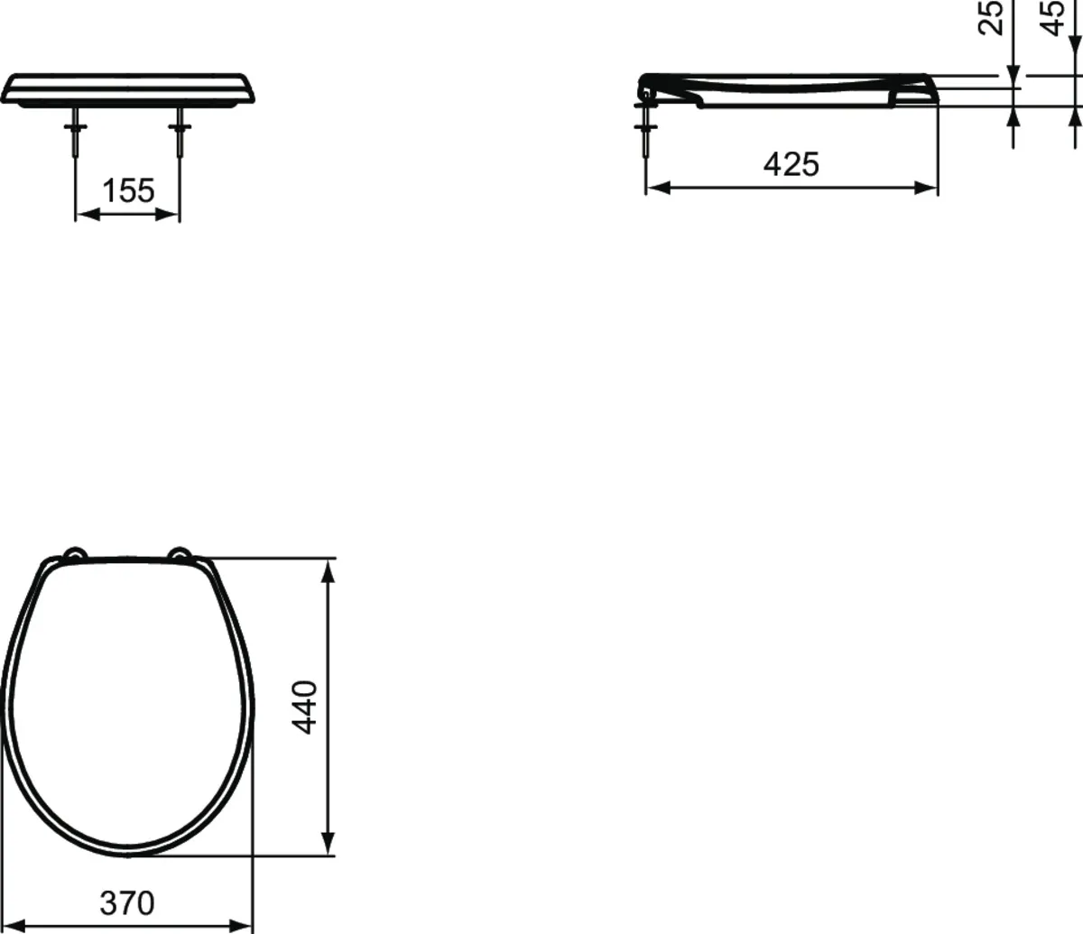 Ideal Standard WC-Sitz „Eurovit“