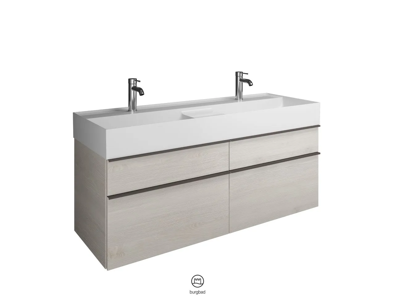 burgbad Badmöbelset „Yumo“ in Weiß Hochglanz burgbad Badmöbelset „Yumo“ in Weiß Hochglanz
