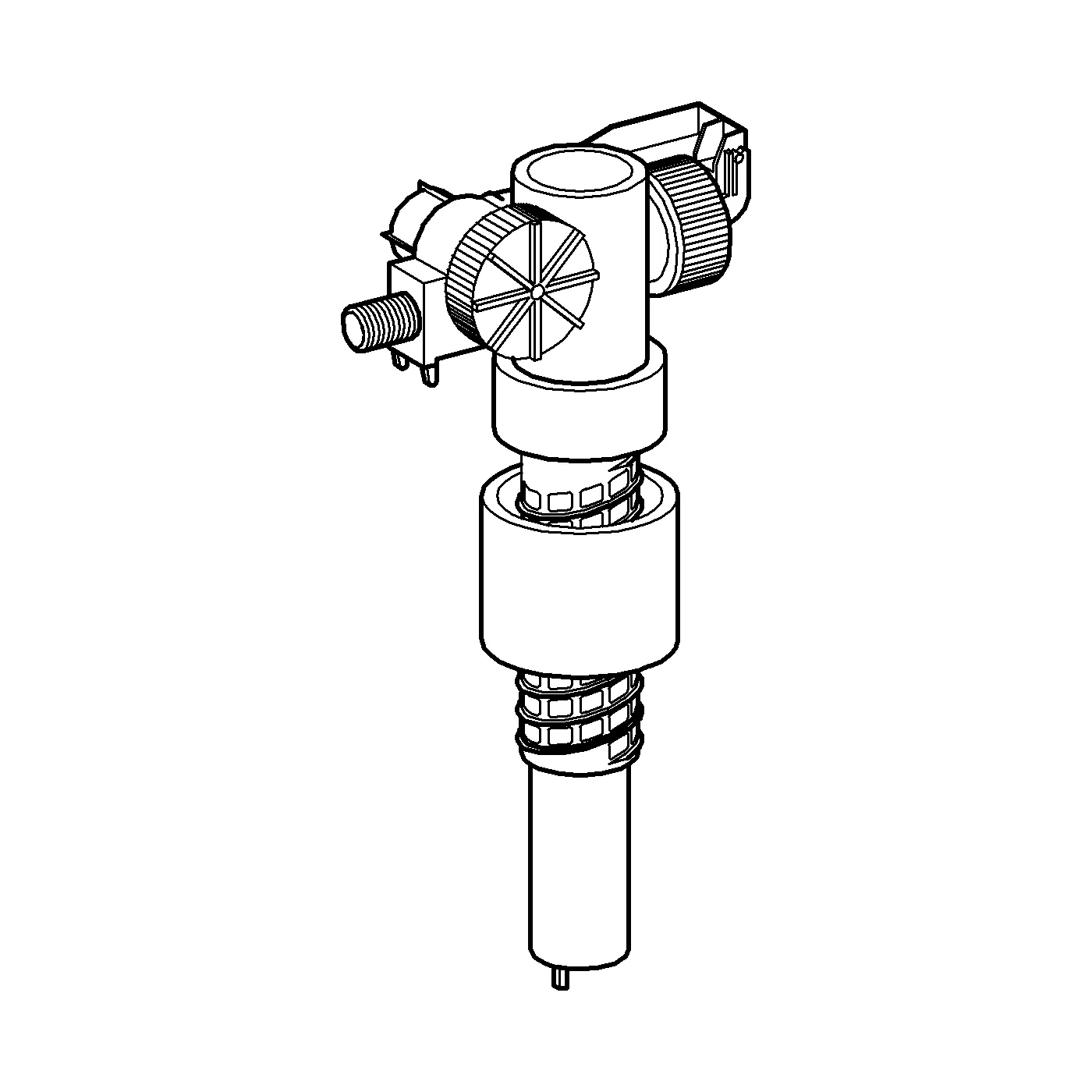 Füllventil 37095, ohne Versatzausgleichsstück Füllventil 37095, ohne Versatzausgleichsstück
