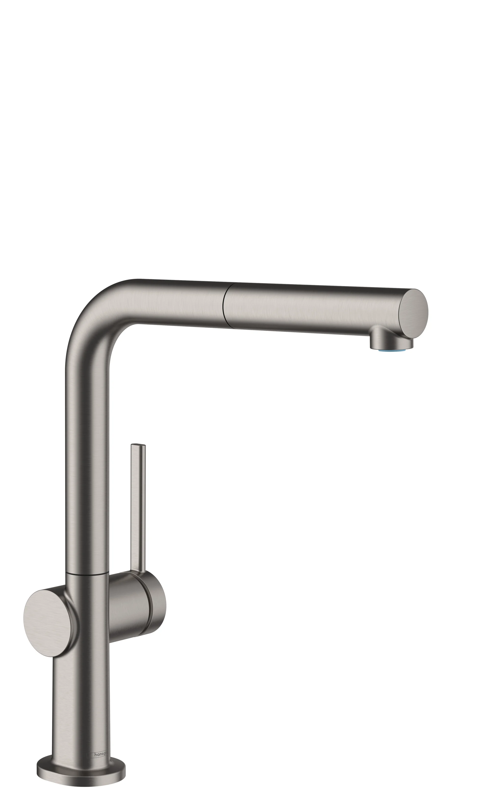Hansgrohe Talis M54 Einhebel-Küchenmischer 270, Auszieharm, 1 Strahl, Brushed Black Chrome, Schwenkbereich einstellbar in 4 Stufen, Laminarstrahl, Quick-Connect Schlauch, max. Durchflussmenge 8 l/min, Keramikmischsystem, Temperaturbegrenzung, Rückflussve Hansgrohe Talis M54 Einhebel-Küchenmischer 270, Auszieharm, 1 Strahl, Brushed Black Chrome, Schwenkbereich einstellbar in 4 Stufen, Laminarstrahl, Quick-Connect Schlauch, max. Durchflussmenge 8 l/min, Keramikmischsystem, Temperaturbegrenzung, Rückflussve