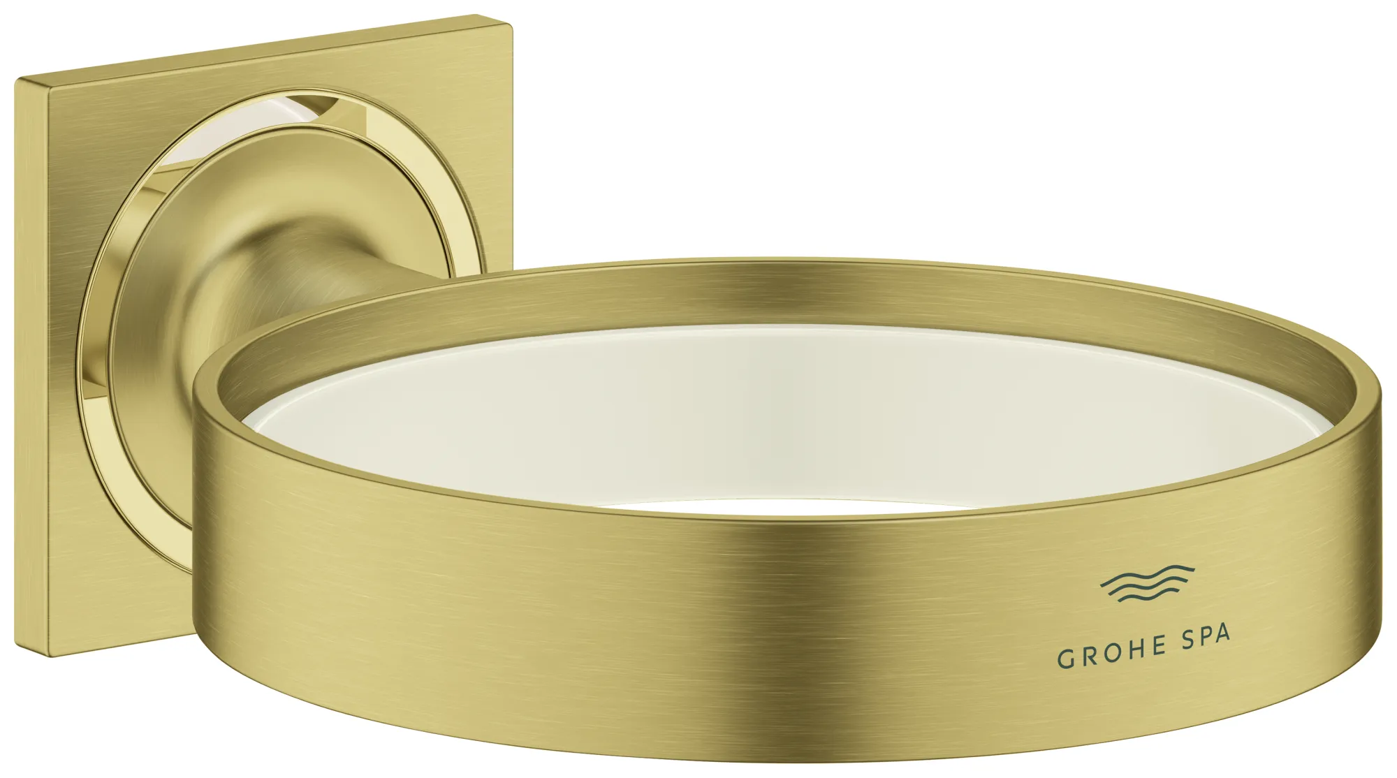 Halter Allure 40963_1, für Seifenschale 40 256 003 oder Fön-Einsatz 40 964 001, chrom Farbe: cool sunrise (gebürstet) Halter Allure 40963_1, für Seifenschale 40 256 003 oder Fön-Einsatz 40 964 001, chrom Farbe: cool sunrise (gebürstet)