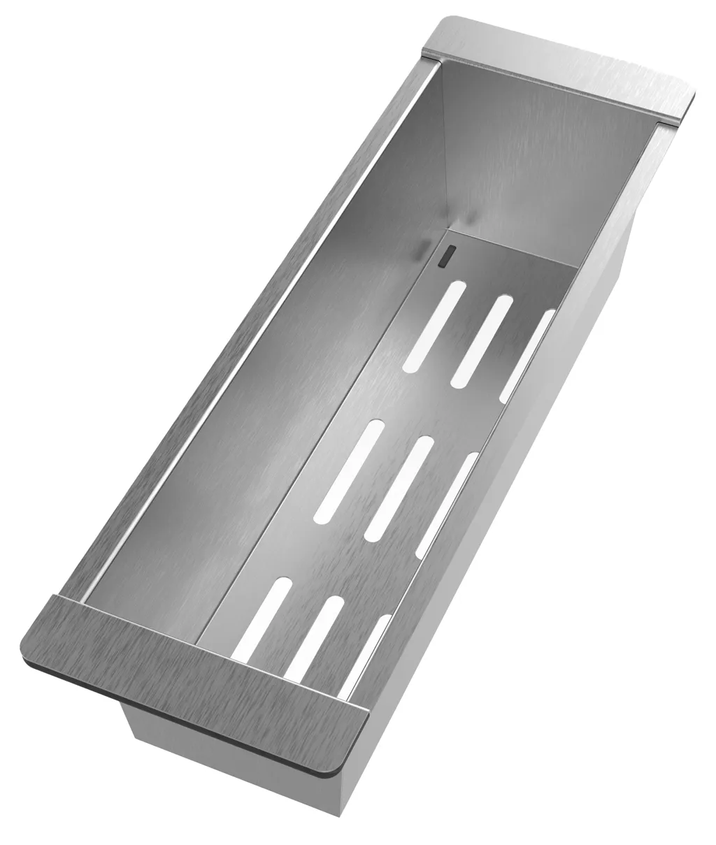 Einhängeschale Zubehör 9K1600, 415 x 150 mm, aus Edelstahl Einhängeschale Zubehör 9K1600, 415 x 150 mm, aus Edelstahl