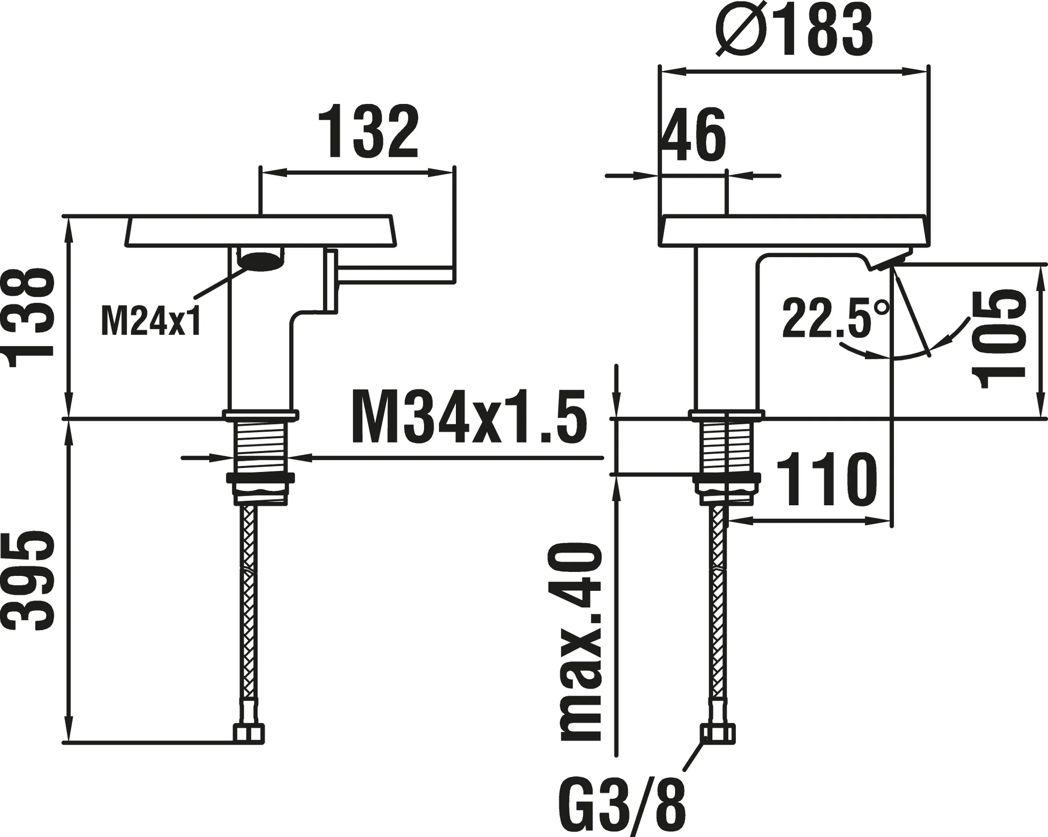 Laufen KARTELL Laufen H311331, verchromt, Festauslauf, 110mm Ausladung Laufen KARTELL Laufen H311331, verchromt, Festauslauf, 110mm Ausladung