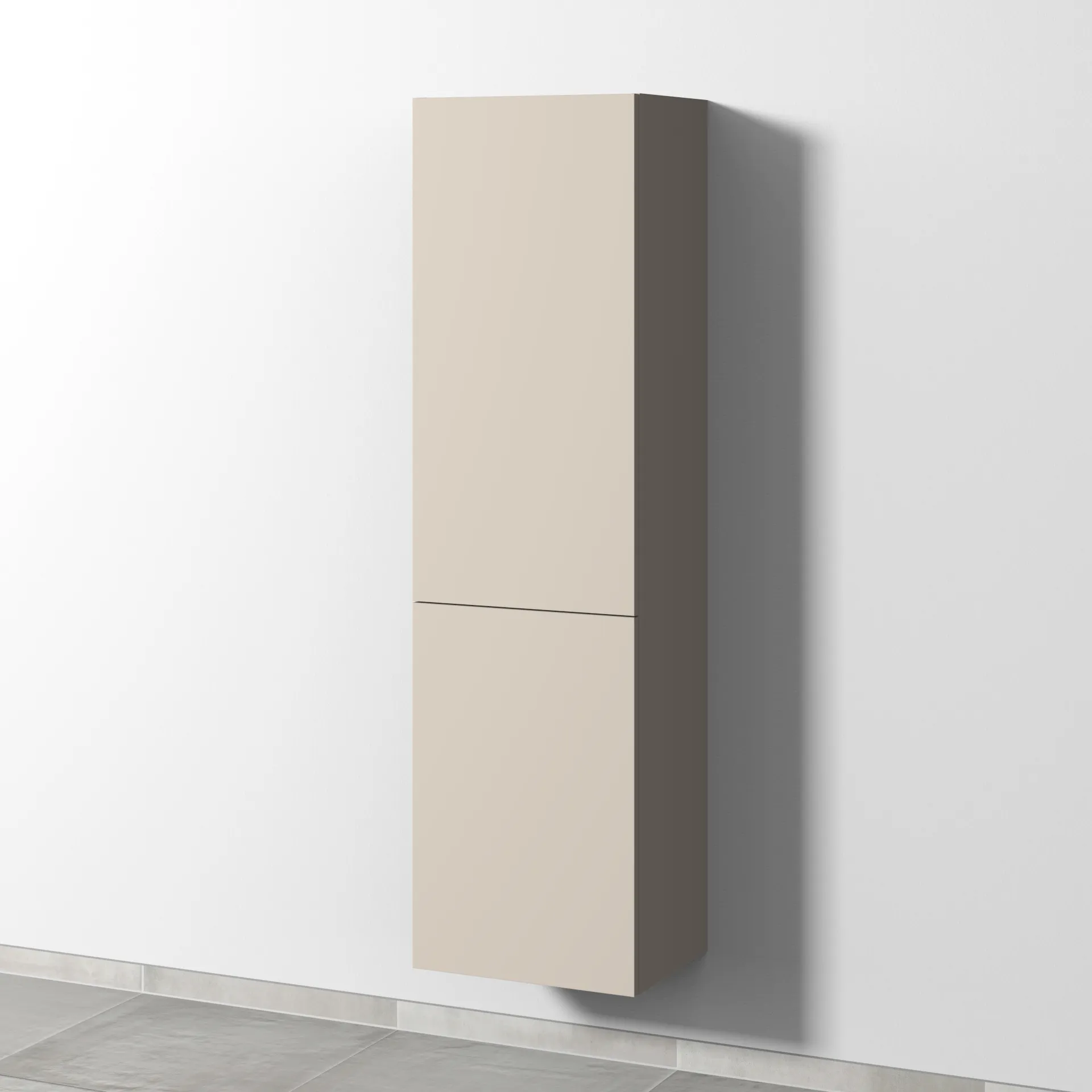 Sanipa Hochschrank „2morrow“ 450 × 1615 × 350 mm in Kaschmir (matt)