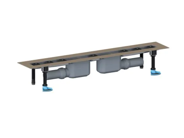Duschrinne CeraLine F Duo 1100 mm, DN 50