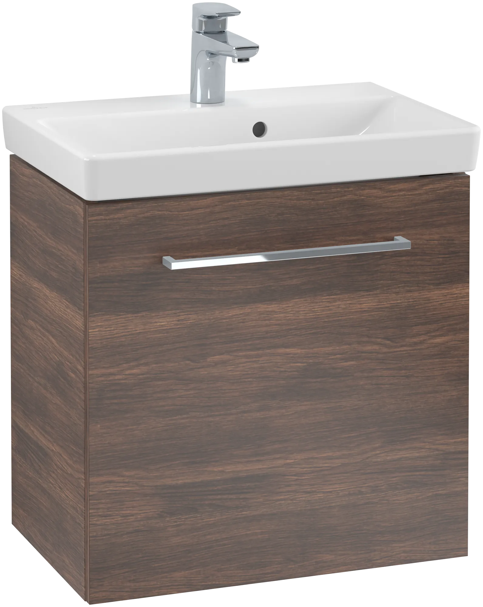 Villeroy & Boch Waschtischunterschrank mit Tür „Avento“ für Schrankwaschtisch 530 × 514 × 352 mm Arizona Oak, Anschlag rechts, Soft Closing, 1 Tür