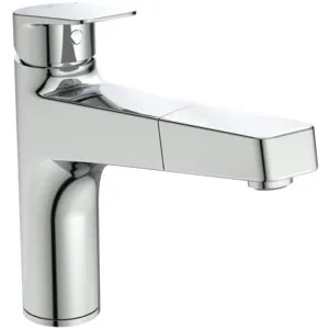 Küchenarmatur Ceraplan mit hohem Auslauf Ausladung 210mm 1-Funktions-Handbrause Chrom