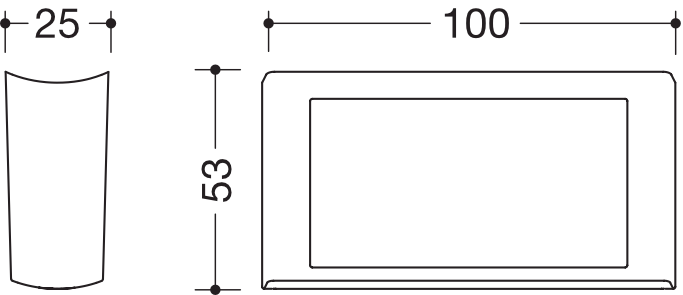 HEWI Aufrüstsatz „Serie 802 LifeSystem“ in Signalweiß glänzend / Signalweiß matt