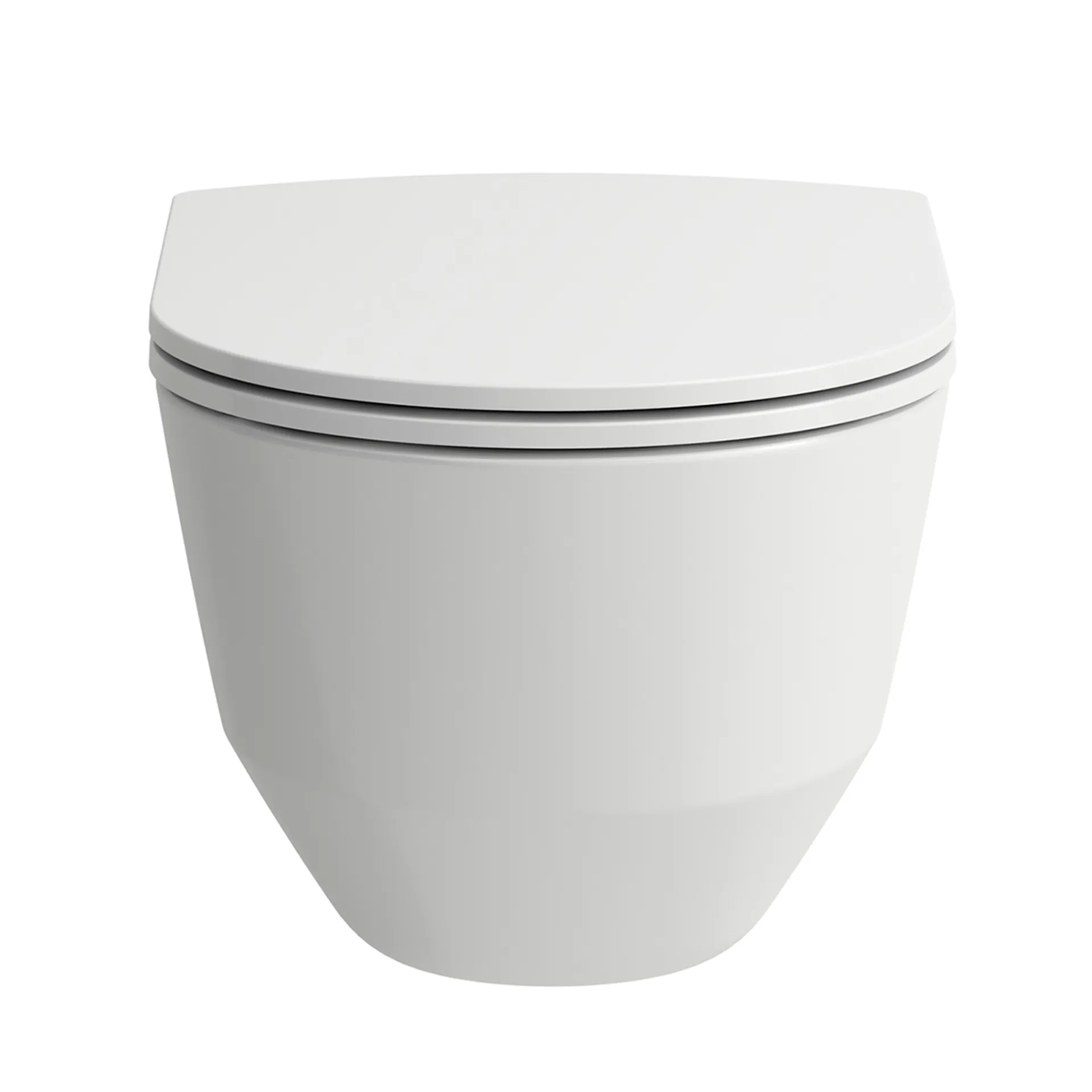 Tiefspül-WC wandhängend+Sitz PRO Pack 530x365x350 spülrandlos weiß