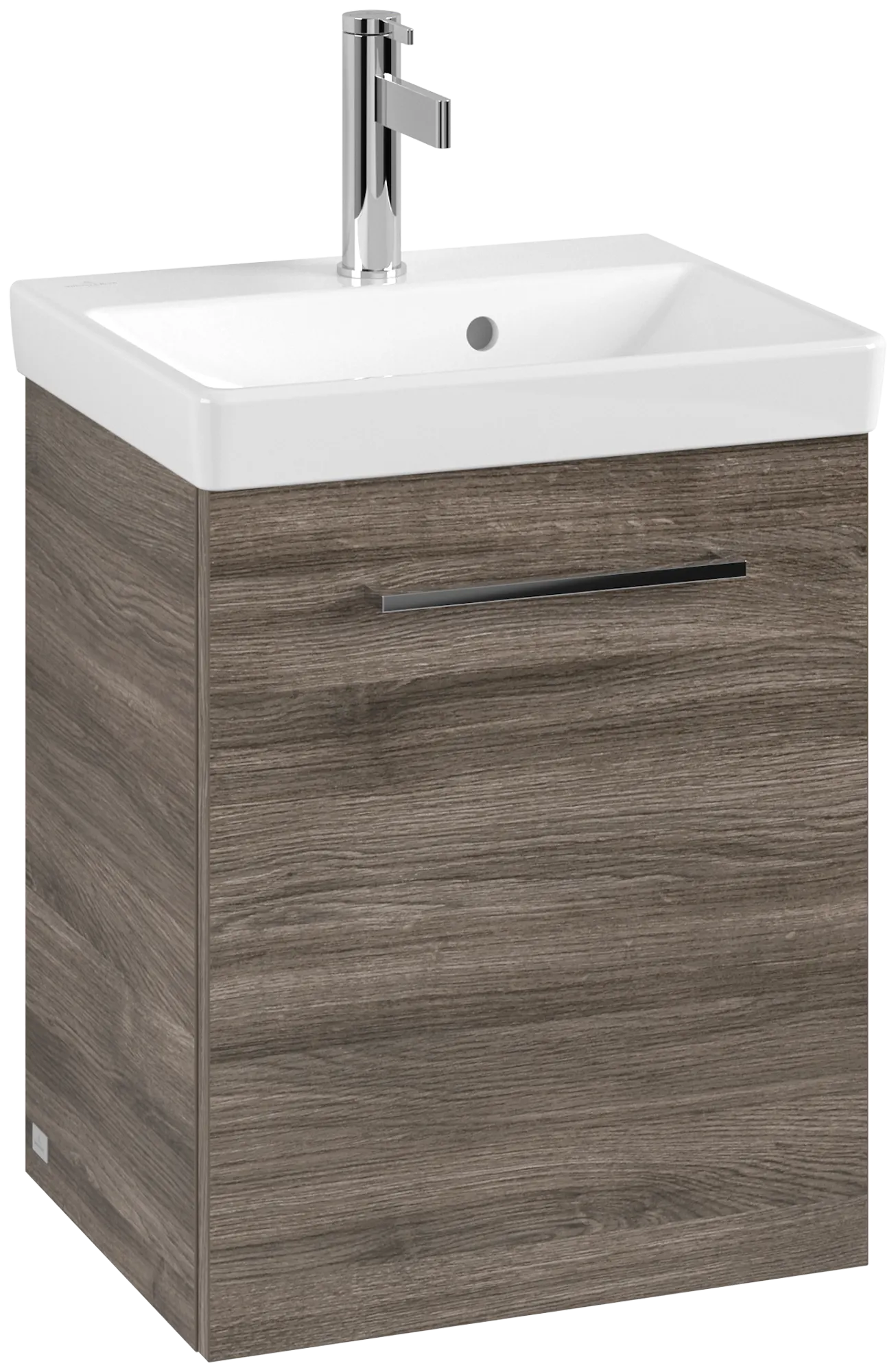 Villeroy & Boch Waschtischunterschrank mit Tür „Avento“ für Schrankwaschtisch 430 × 514 × 352 mm Stone Oak, Anschlag links, Soft Closing, 1 Tür Villeroy & Boch Waschtischunterschrank mit Tür „Avento“ für Schrankwaschtisch 430 × 514 × 352 mm Stone Oak, Anschlag links, Soft Closing, 1 Tür