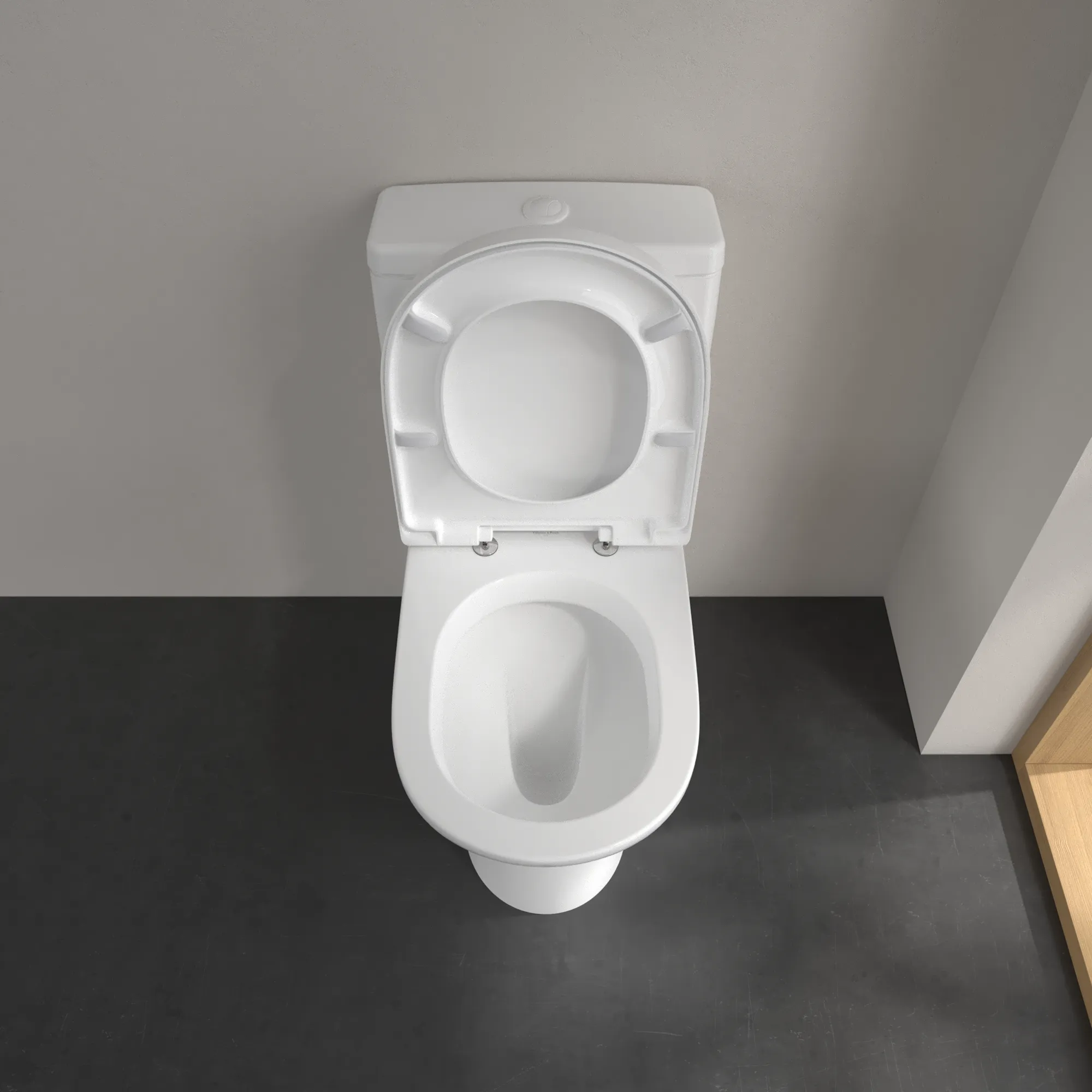 Tiefspül-WC für Kombination O.novo 565810, 360 x 640 x 400 mm, Oval, bodenstehend, Abgang waagerecht, Weiß Alpin Tiefspül-WC für Kombination O.novo 565810, 360 x 640 x 400 mm, Oval, bodenstehend, Abgang waagerecht, Weiß Alpin