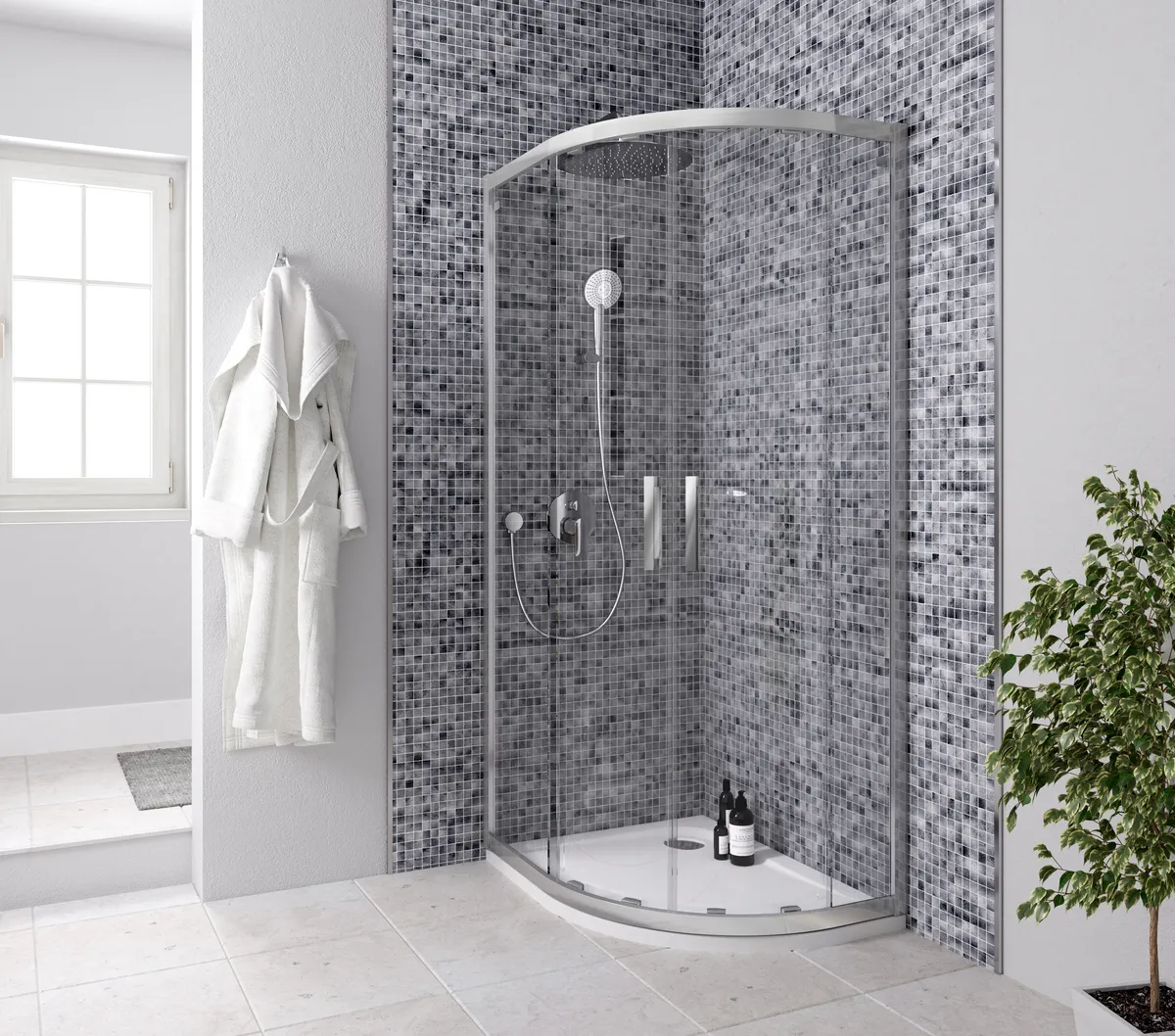 Ideal Standard Badearmatur Unterputz Connect Air A7057AA, Rosettendurchmesser 163mm, Chrom Ideal Standard Badearmatur Unterputz Connect Air A7057AA, Rosettendurchmesser 163mm, Chrom