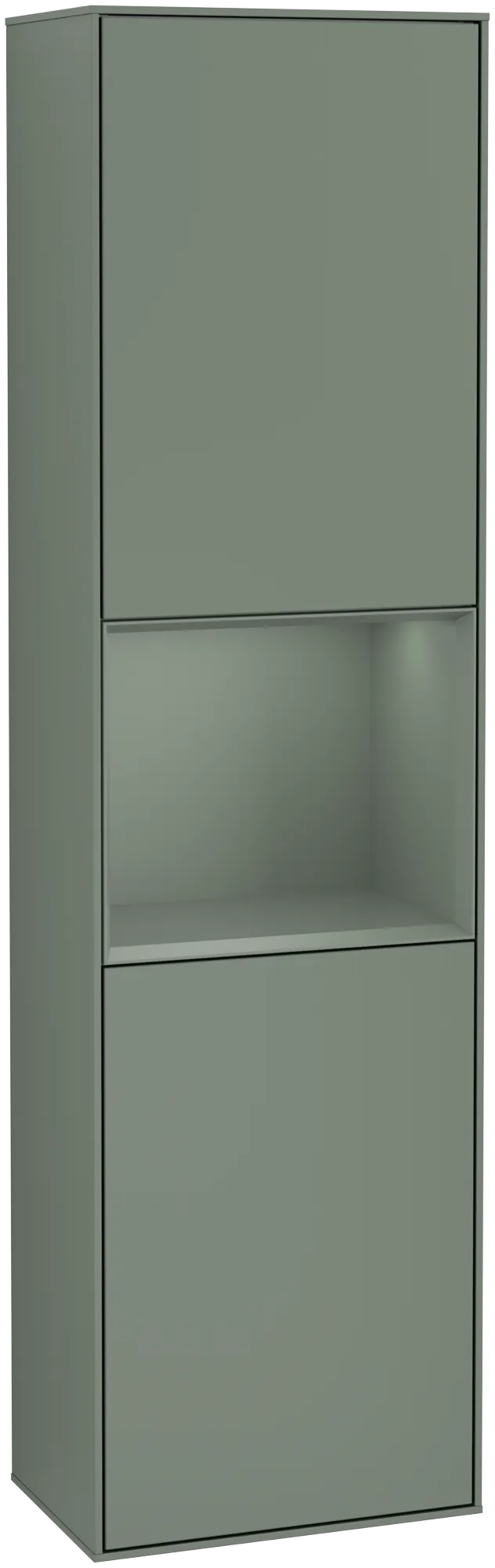 Villeroy & Boch Hochschrank Finion F46, 418x1516x270mm, Olive Matt Lacquer