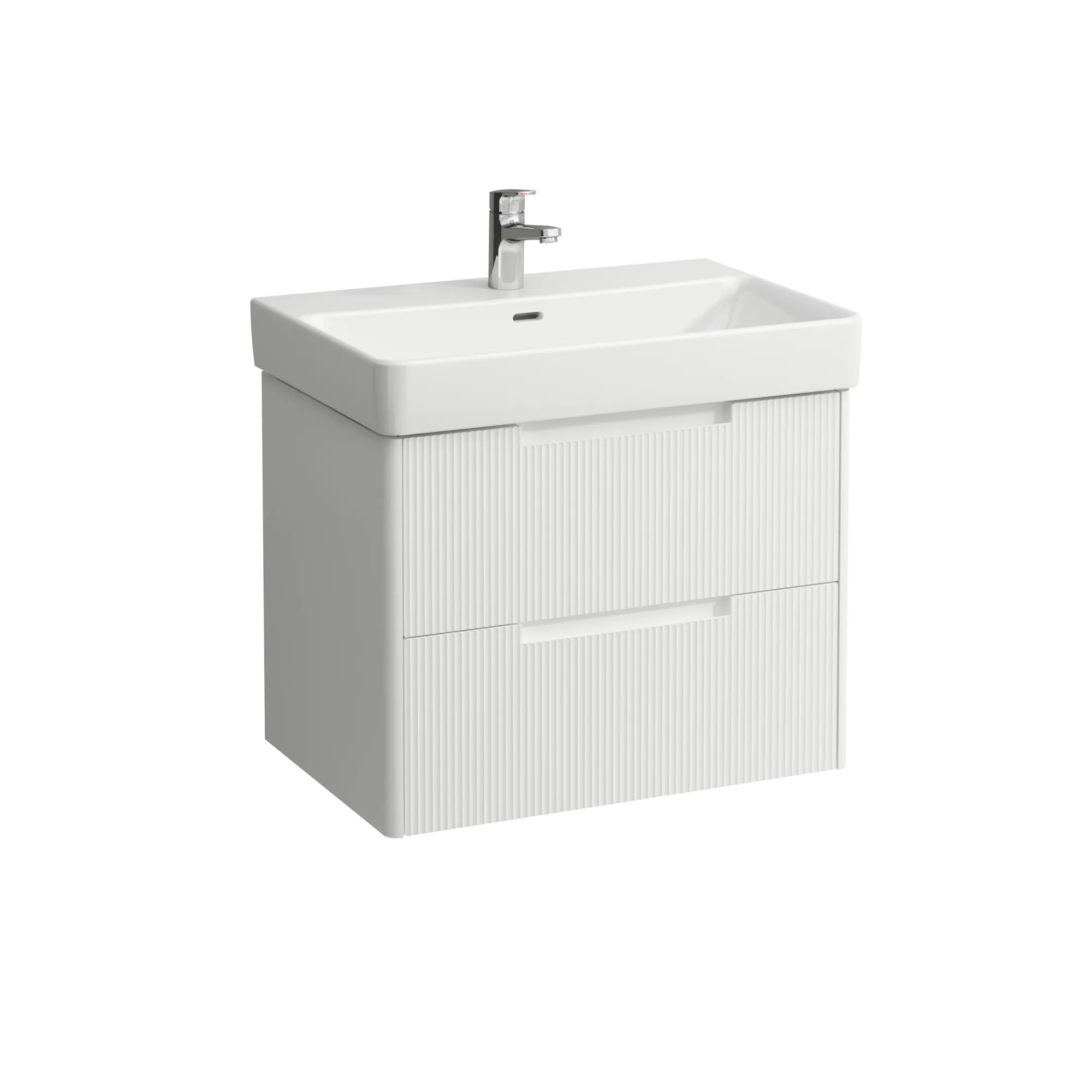 Laufen Waschtischunterbau JUNA für PRO S, 2 Schubladen, Griffmulde, WT H810967, weiß matt Laufen Waschtischunterbau JUNA für PRO S, 2 Schubladen, Griffmulde, WT H810967, weiß matt