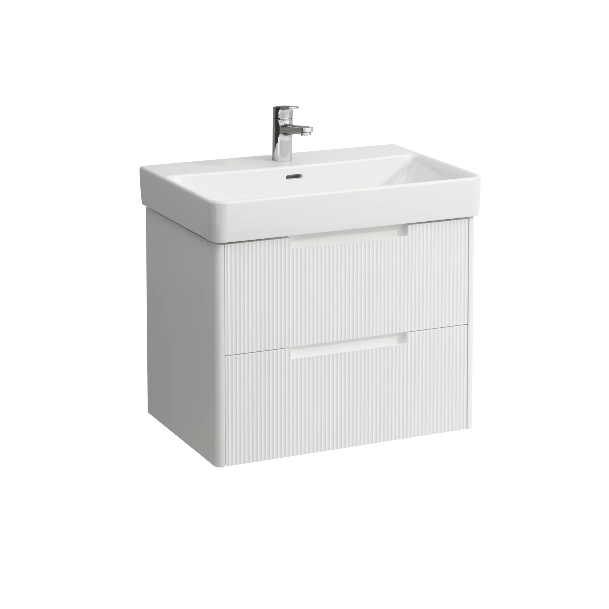 Laufen Waschtischunterbau JUNA für PRO S, 2 Schubladen, Griffmulde, WT H810967, weiß matt Laufen Waschtischunterbau JUNA für PRO S, 2 Schubladen, Griffmulde, WT H810967, weiß matt