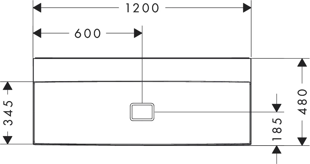 Hansgrohe Xevolos E Aufsatzwaschtisch, weiß, 1200 x 480 mm, geschliffen, SmartClean, ohne Hahnloch und Überlauf Hansgrohe Xevolos E Aufsatzwaschtisch, weiß, 1200 x 480 mm, geschliffen, SmartClean, ohne Hahnloch und Überlauf