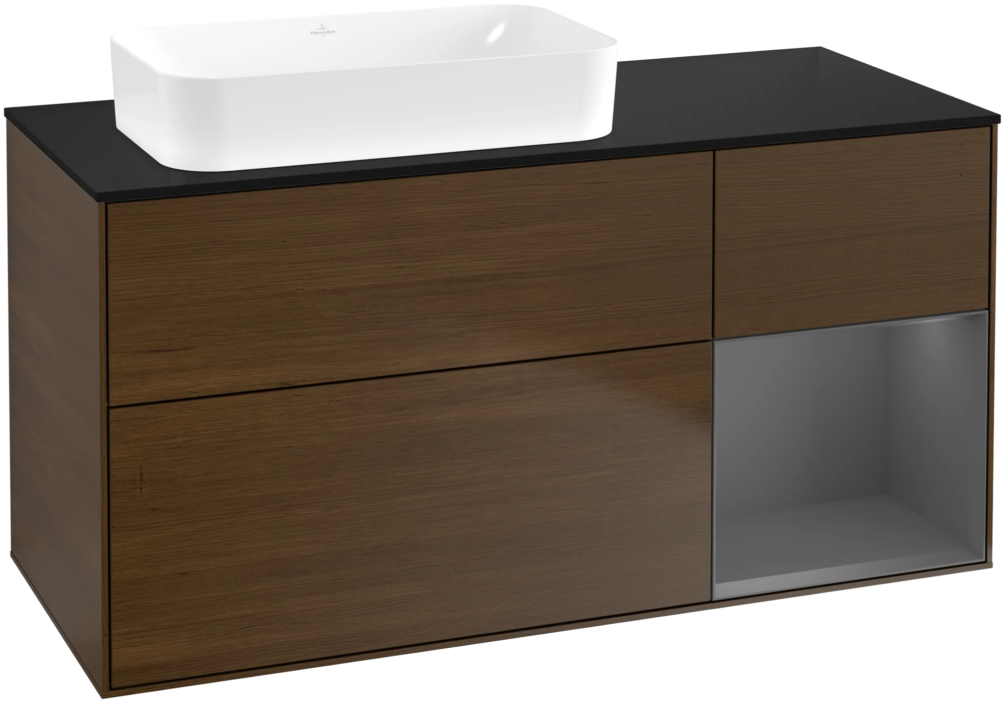 Villeroy & Boch Finion Waschbeckenunterschrank G69 1200x603x501mm mit Beleuchtung