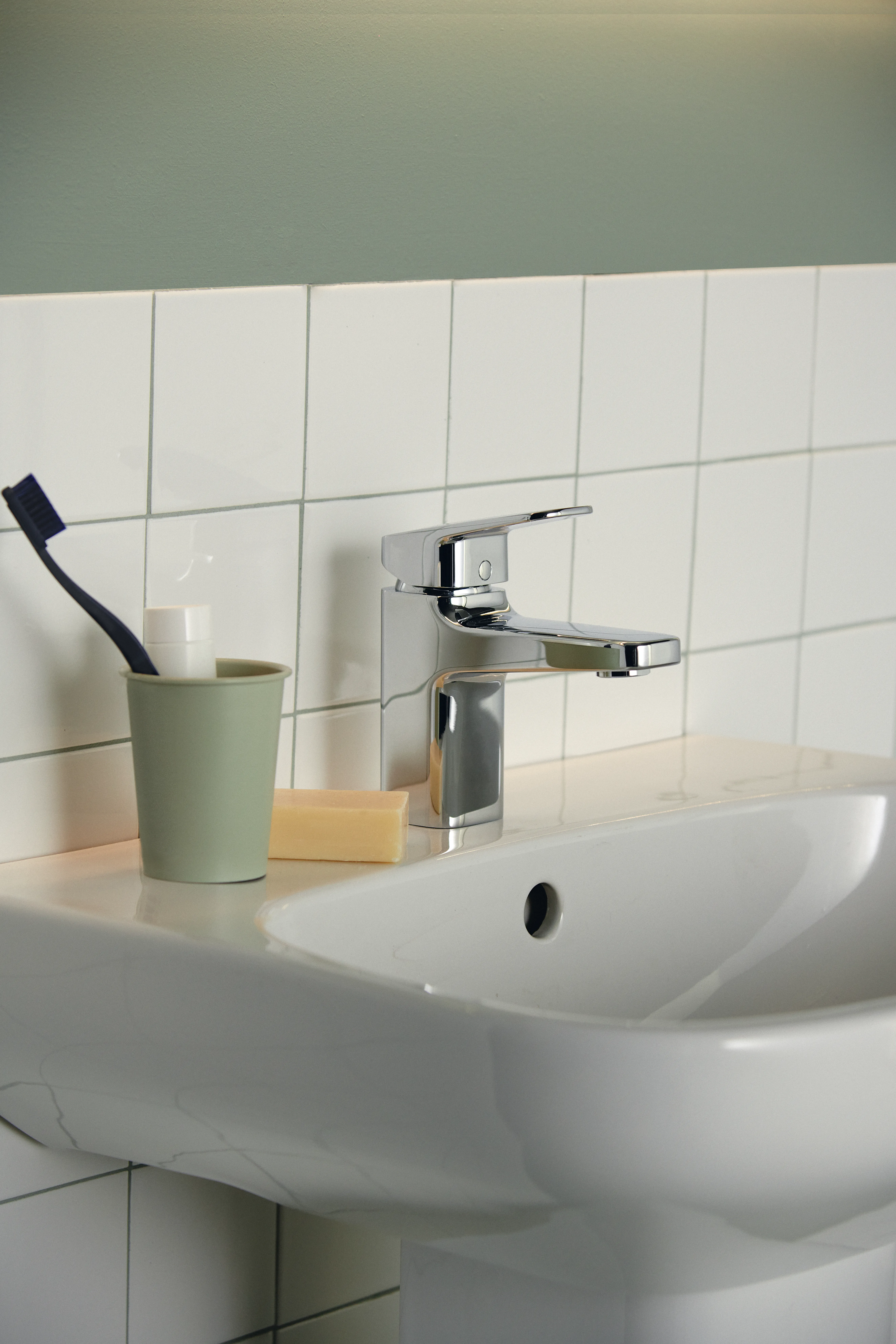 Waschtischarmatur Ceraplan H75 mit Push-Open Ausladung 104mm Chrom Waschtischarmatur Ceraplan H75 mit Push-Open Ausladung 104mm Chrom