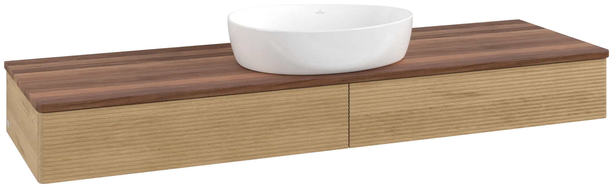 Villeroy & Boch Antao Waschbeckenunterschrank K14_1, 1600x190x500 mm, Honey Oak