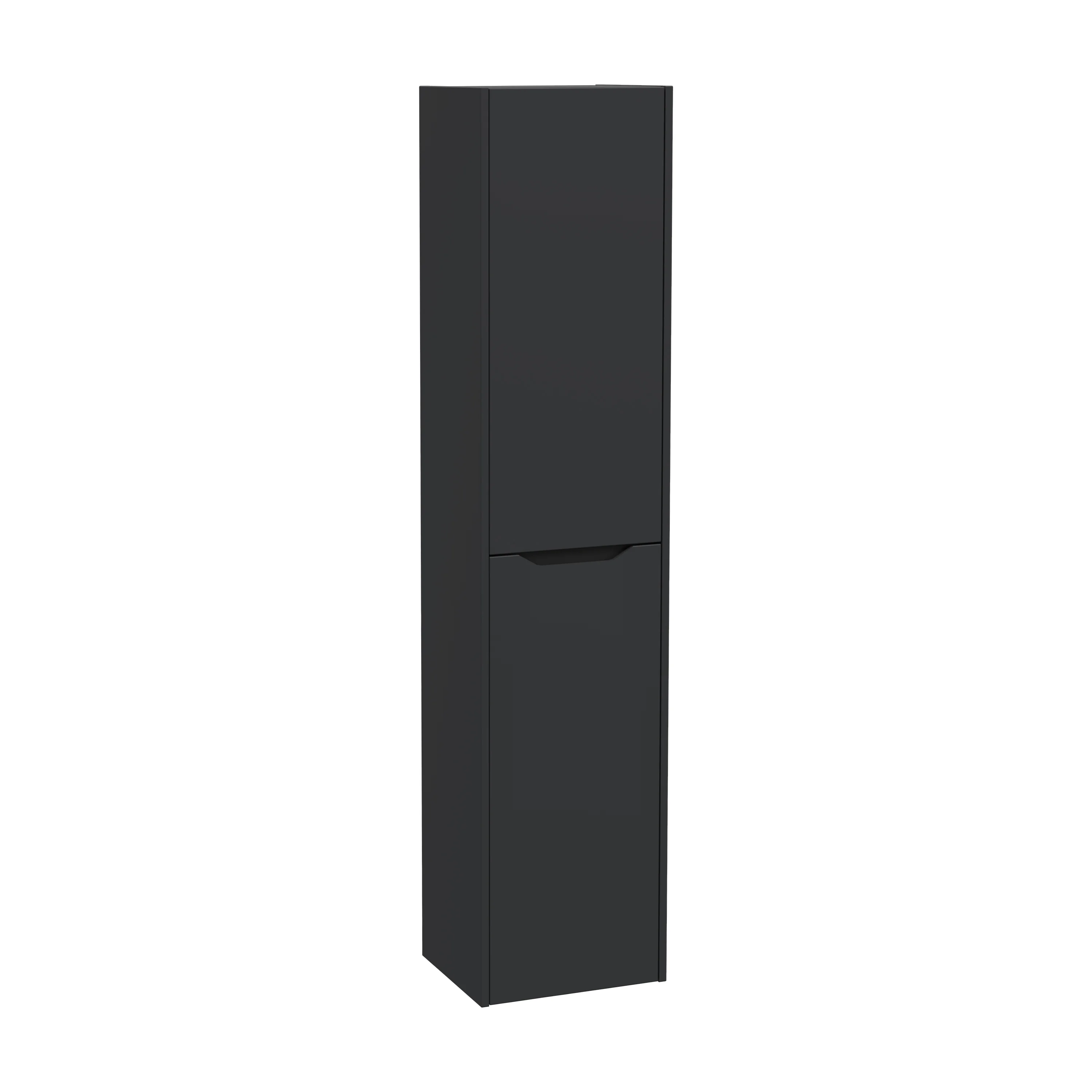 New Integra Square Hochschrank mit 2 Türen 40 x 35 x 180 cm (BxTxH) Türanschlag links Graphit Matt New Integra Square Hochschrank mit 2 Türen 40 x 35 x 180 cm (BxTxH) Türanschlag links Graphit Matt